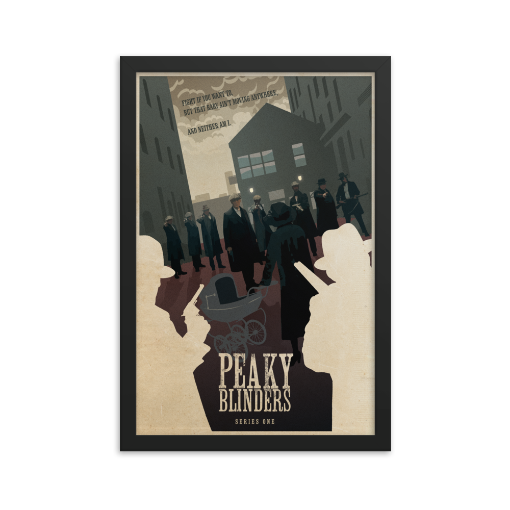 Peaky Blinders - Series One Framed Lithograph